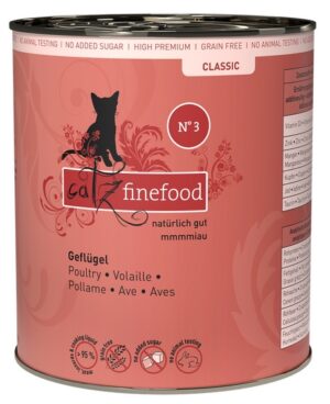 Catz Finefood Classic N.03 Drób puszka 800g karma dla kota