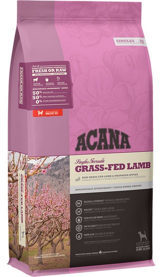 Acana Singles Grass-Fed Lamb 17kg karma dla psa - obrazek 3