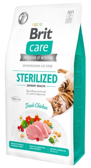 Brit Care Cat Grain Free Sterilized Urinary Health 2kg karma dla kota