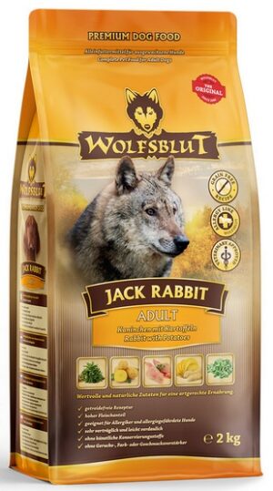 Wolfsblut Dog Jack Rabbit królik, zając i bataty 2kg karma dla psa