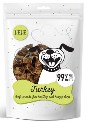 Paka Zwierzaka PEPE Mini Chunkies Turkey (indyk) 70g karma dla psa