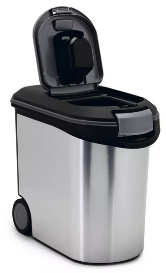 Curver Pojemnik na karmę srebrny 12kg - obrazek 2