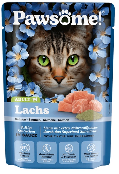 Pawsome Adult Lachs - łosoś saszetka 85g karma dla kota