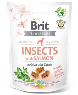 Brit Care Dog Crunchy Cracker Insect & Salmon 200g karma dla psa
