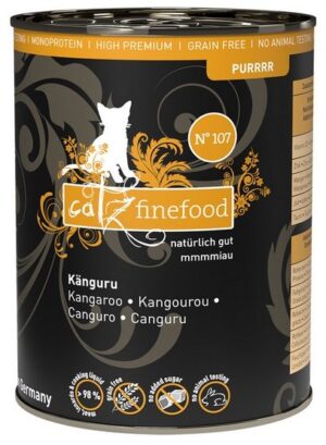 Catz Finefood Purrrr N.107 Kangur puszka 400g karma dla kota