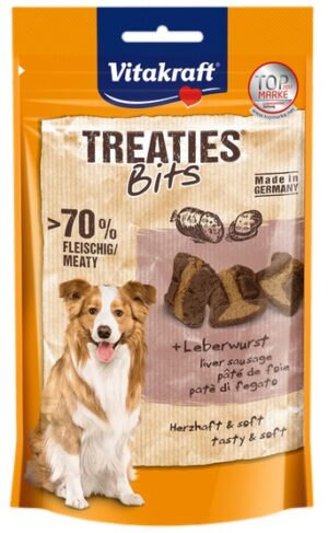 Vitakraft Dog Treaties Bits - Smaczne Kawałki - wątroba 120g [2328807] karma dla psa