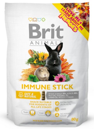 Brit Animals Immune Stick for rodents 80g - obrazek 2