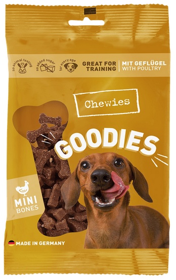 Chewies Goodies (Training) Kosteczki Mini Drób 125g karma dla psa - obrazek 2