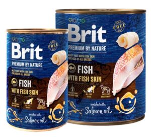 Brit Premium By Nature Fish & Fish Skin puszka 800g karma dla psa