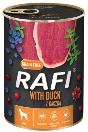 Rafi Pies Kaczka puszka 400g karma dla psa