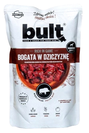 Bult Mielonka bogata w dziczyznę saszetka 500g karma dla psa - obrazek 2