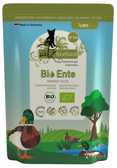 Catz Finefood Bio N.505 Kaczka saszetka 85g karma dla kota