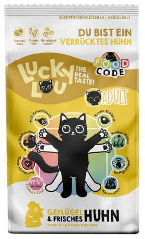 Lucky Lou Food Code Lifestage Adult Geflugel & Huhn 1,7kg karma dla kota
