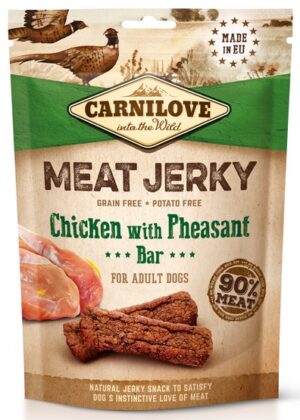 Carnilove Dog Jerky Chicken with Pheasant Bar - kurczak i bażant 100g karma dla psa
