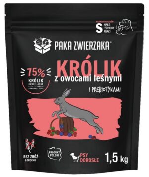 Paka Zwierzaka Seventh Heaven Królik z owocami leśnymi S 1,5kg karma dla psa