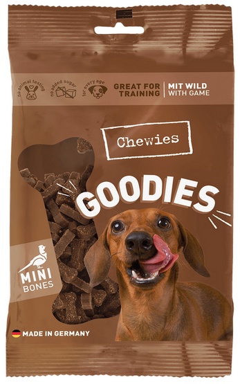 Chewies Goodies (Training) Kosteczki Mini Dziczyzna 125g karma dla psa - obrazek 2