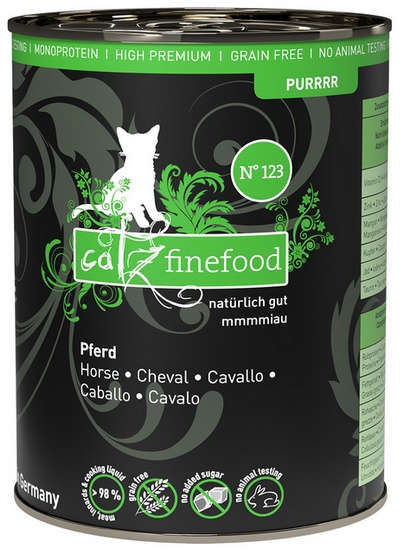 Catz Finefood Purrrr N.123 Konina puszka 400g karma dla kota