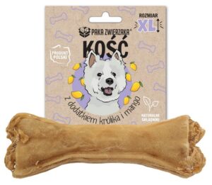 Paka Zwierzaka Kość z dodatkiem królika i mango XL 17cm karma dla psa