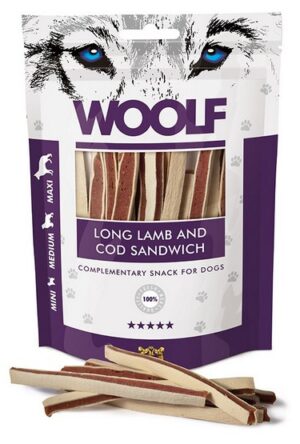 Woolf Soft Lamb & COD Sandwich Long 100g karma dla psa