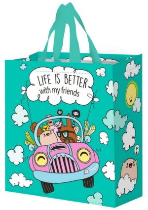 Torba Wesoły Samochodzik 14L turkusowy