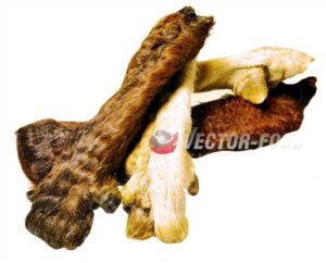 Vector-Food Rolo wołowe z sierścią 1szt karma dla psa