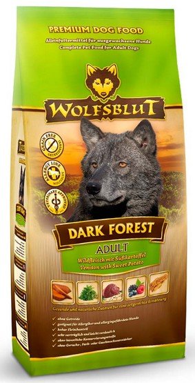 Wolfsblut Dog Dark Forest dziczyzna i bataty 12,5kg karma dla psa