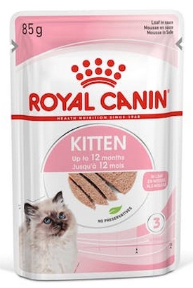 Royal Canin Kitten pasztet (loaf) karma mokra dla kociąt do 12 miesiąca życia saszetka 85g karma dla kota