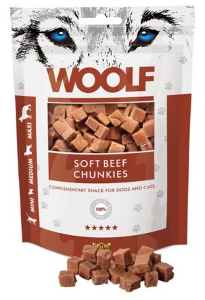 Woolf Soft Beef Chunkies 100g karma dla psa
