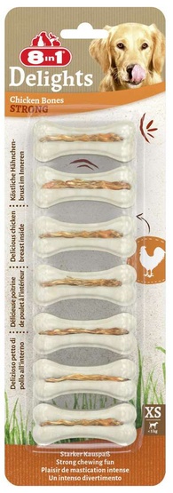 8in1 Delights Strong XS 7szt karma dla psa
