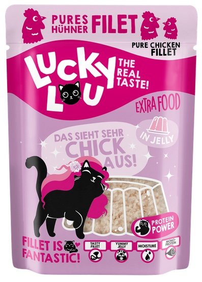 Lucky Lou Extrafood Kurczak w galaretce saszetka 70g - obrazek 2