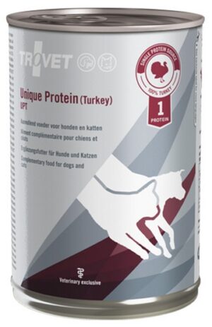 Trovet Unique Protein UPT Indyk dla psa i kota puszka 400g karma dla psa