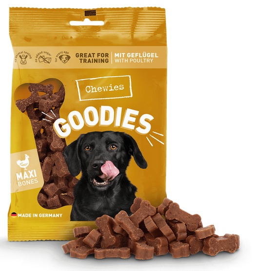 Chewies Goodies (Training) Kosteczki Maxi Drób 200g karma dla psa