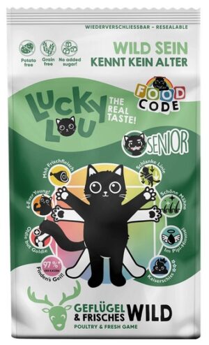 Lucky Lou Food Code Lifestage Senior Geflugel & Wild 1,7kg karma dla kota