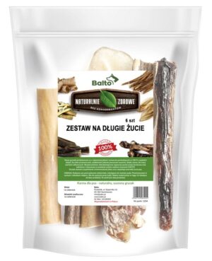 Balto Zestaw gryzaków na długie żucie 6szt karma dla psa