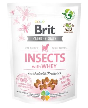 Brit Care Dog Crunchy Cracker Puppy Insect & Whey 200g karma dla psa