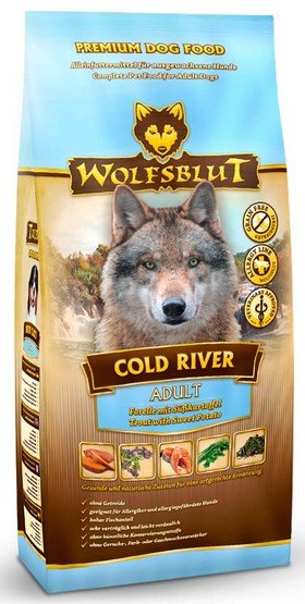 Wolfsblut Dog Cold River - pstrąg i bataty 12,5kg karma dla psa