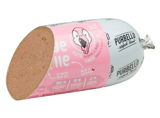 Purbello Dog Monoprotein Sausage Indyk 200g karma dla psa - obrazek 3