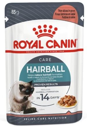 Royal Canin Hairball Care w sosie dla kotów dorosłych, eliminacja kul włosowych 85g