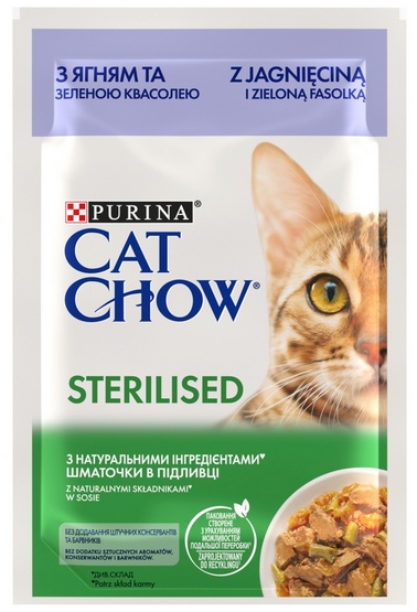 Purina Cat Chow Sterilised Jagnięcina saszetka 85g karma dla kota