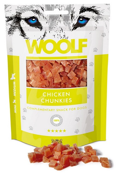 Woolf Soft Chicken Chunkies 100g karma dla psa