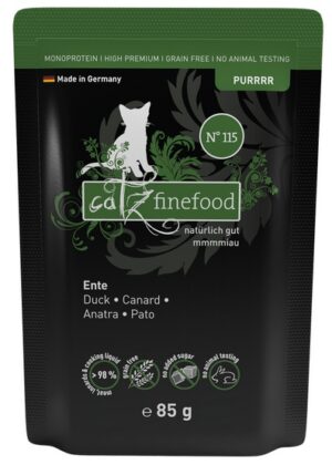 Catz Finefood Purrrr N.115 Kaczka saszetka 85g karma dla kota