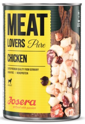 Josera Meat Lovers Pure Kurczak puszka 400g karma dla psa