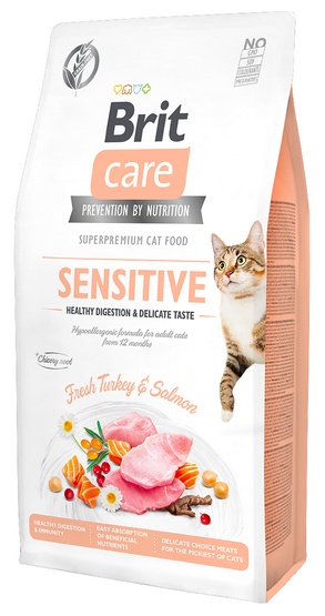 Brit Care Cat Grain Free Sensitive Healthy Digestion & Delicate Taste 2kg karma dla kota