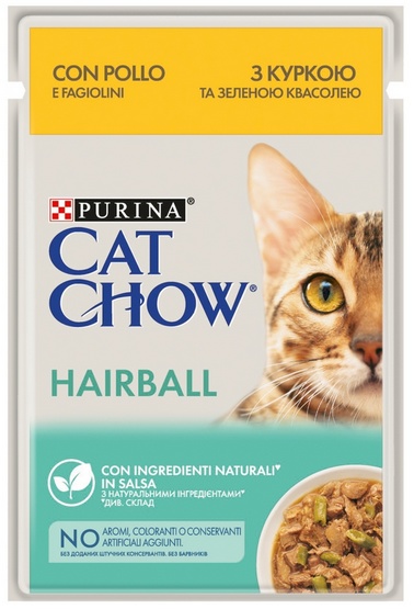 Purina Cat Chow Hairball Kurczak saszetka 85g karma dla kota