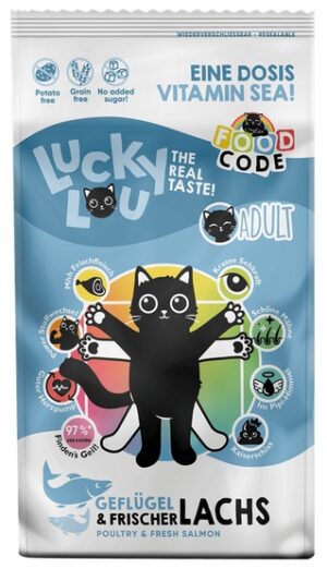 Lucky Lou Food Code Lifestage Adult Geflugel & Lachs 340g karma dla kota