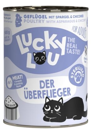 Lucky Lou Lifestage Sterilized Drób puszka 400g karma dla kota