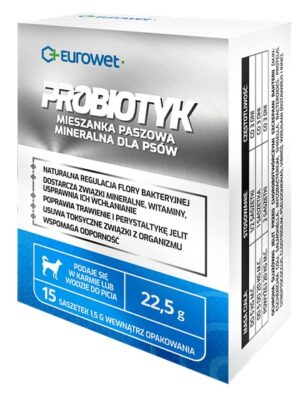 Eurowet Probiotyk dla psów - saszetka 1,5g karma dla psa