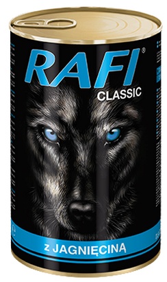 Rafi Pies Classic Jagnięcina w sosie 1240g karma dla psa
