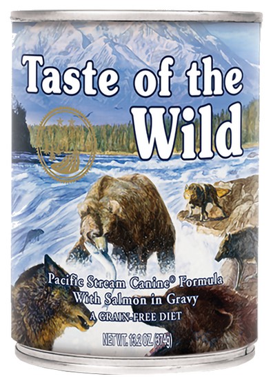 Taste of the Wild Pacific Stream Canine z mięsem z łososia puszka 390g karma dla psa