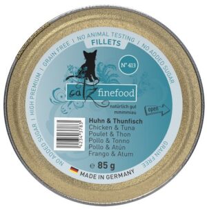 Catz Finefood Filety N.413 Kurczak/Tuńczyk tacka 85g karma dla kota